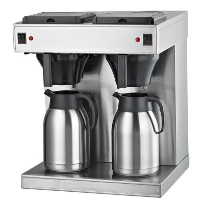 China New Design Hotel DONGHU 2022 Double Group Coffee Machine Professional High Quality Automatic Coffee Maker for sale