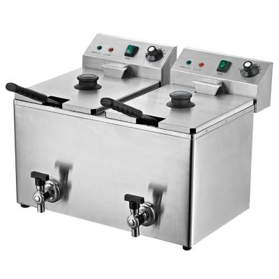 China Commercial Deep Fryer Ordinary Silver Set Sale Steel Main Induction Timer Temperature Control Restaurant Machine OEM Stainless Steel Power for sale