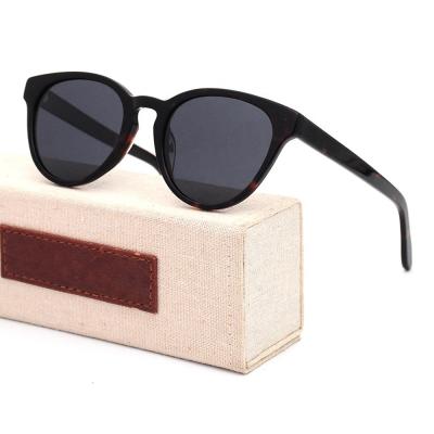 China High Quality Unisex Thickened CR39 Fashion UV400 Sunglasses Big Acetate Polarized Sunglasses for sale