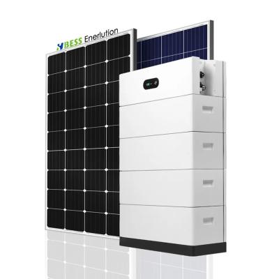 China Grade A+ 10kWh 20kWh Lithium Ion Solar Panel Energy Storage Battery Pack LiFePO4 Solar Battery Pack Cell Stacked With Inverter 48V 52Ah 2.5kWh/pack for sale