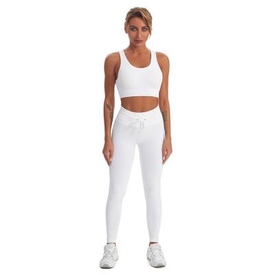 China Breathable Seamless Sports Fitness Sports Bra Gym Clothing Women Leggings Set Activewear Yoga Sets for sale