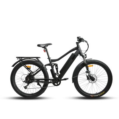 China BTN 2021New standard tire 36V350W UHVO 27.5*3.0 full tire suspension electric mountain bike hunting/fishing electric bike for sale