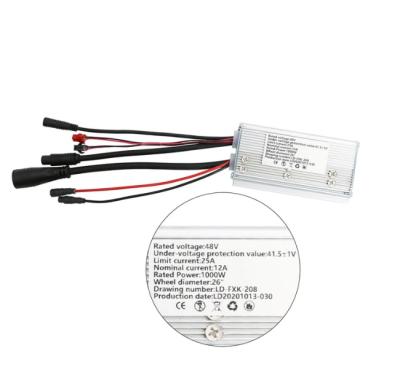 China ENA 48V25A Sin-wave Controller for Bafang 1000W Fit Fat Motor ENA-1000-48S for sale