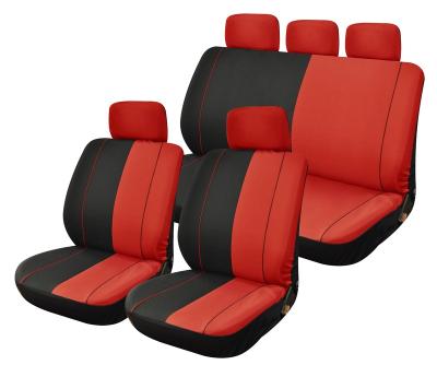 China Custom Sports Car Seat Cover Full Set Car Seat Cover Full Set Polyester 9pcs for sale