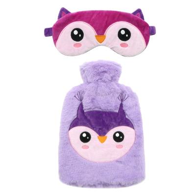 China Fabric Printed Gift Set Hot Water Bottle BS Hot Water Bottle 500ml Hot Water Bottle 2000ml for sale