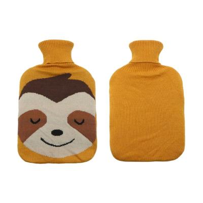 China Best Selling Fabric Print Top Recommended Hot Water Bag With Knitted Cover for sale