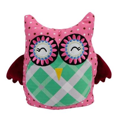 China Shape Door Environmental Protection Plush Customized Cute Sleepy Owl for sale