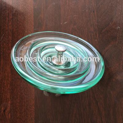 China The Best Hot Selling U70 Medium Tension Tempered Glass Suspension Insulator Glass for sale