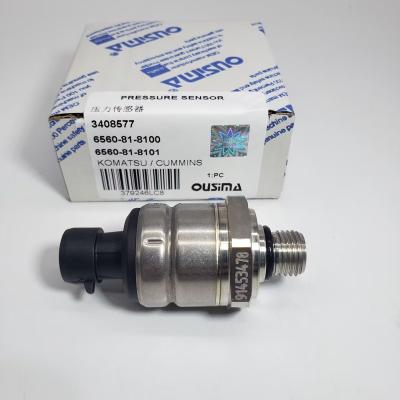 China Machine Parts Pressure Sensor 3408577 For Cummins Engine With Pressure Switch 6560-81-8100 6560-81-8101 for sale