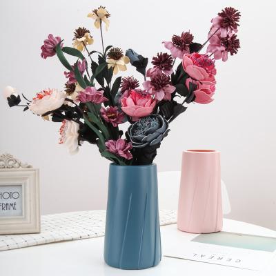 China Cheap Wedding Home Office Decoration Minimalist China Manufacturer Party Plastic Flower Vase for sale