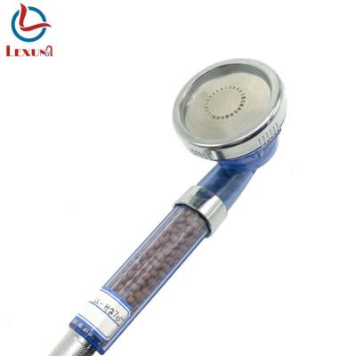 China Without Switch Good Quality Water Saving Shower Head Bathroom Filter Ionic Hand Shower for sale