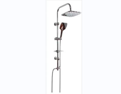 China With Sliding Bar Bathroom Wall Stainless Steel Rain Shower Column Bar Set for sale