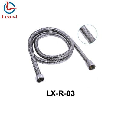 China PVC Modern Brass Bathroom Flexible Short Shower Hose for sale