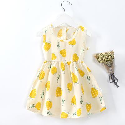 China 2020 Special Sale Little Girl Dress Breathable Baby Dresses Simplicity Desgin Sleeveless Dresses for sale