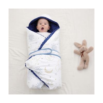 China Breathable Thicken Economic Custom Design Baby Envelope Blanket Soft Newborn Sleeping Bag for sale