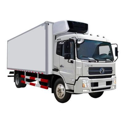 China Indoor and Outdoor FRP Dongfeng 10Tons Fruit Refrigerator Freezer Transport Truck for sale