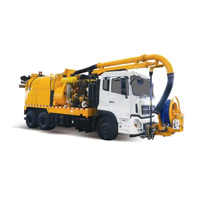 China Dongfeng brand sewer suction trucks with high pressure sewer cleaning truck 10000L for sale