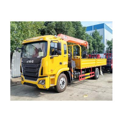 China Brand New 6.3tons TRUCK CRANE JAC Truck Mounted Crane for sale