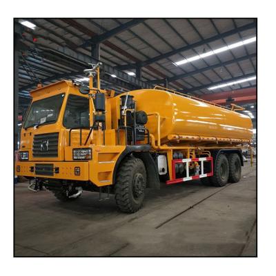 China Carbon Steel Q235-B Howo 20 m3 Water Tank Truck For Mine Water Truck for sale