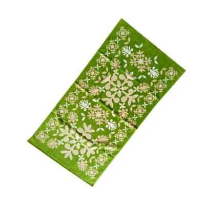 China reactive printing  Cotton Beach Towel Square 350gsm Adult Sustainable for sale