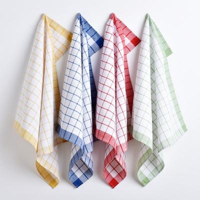 China 70% Cotton 30% Polyester Kitchen Tea Towel Yarn Dyed Cleaning Cloth for sale