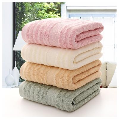 China 30 cotton 70 bamboo charcoal fiber good quality ex-stock available wholesale couple bath towel customized label for sale