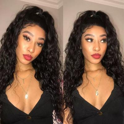 China Srtaight Curly Raw Unprocessed Indian Human Hair Body Wave 4*4 Closure Wig Long Virgin Hair for sale