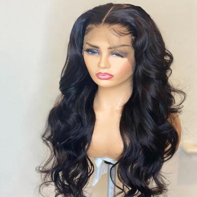 China Srtaight Libertine 22 Inch Brazilian Jerry Curly Human Hair 13X6 Super Thin Skin Transparent Lace Wig for sale