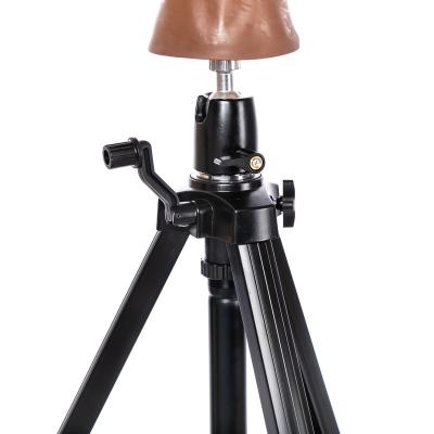 China Strong Tripod Stand For Wig Making Adjustable Wig Stand For Mannequin Training Head Stand Hairdressing Clamp Tripod Stand Holder for sale