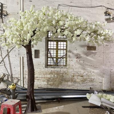 China Artificial Tree Cherry Tree Green Cherry Blossom Wedding Eco-friendly Home Decorative Indoor Silk Flowers for sale