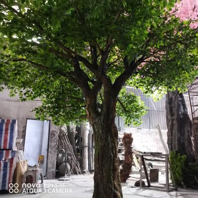 China Large Banyan Tree Eco - Friendly Outdoor Green Artificial Tree For Hotel Lobby Decoration for sale