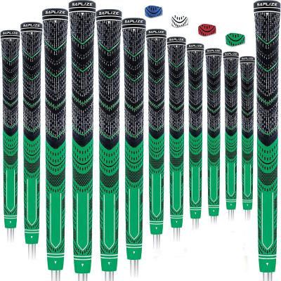 China Customizable Unisex Adult Logo Grip Compound Hybrid Rubber Golf Club Grip Factory Outlet for sale