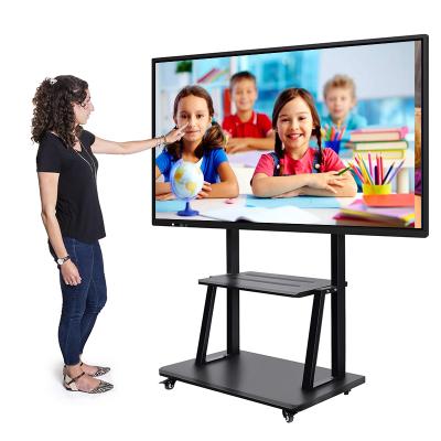 China 4k touch screen interactive touch screen panel 55 inch education electronic whiteboard for sale