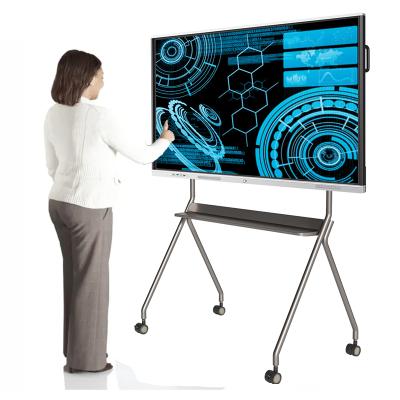 China Indoor Classroom Meeting NO Projector Finger Pen Touch Screen Flat Panel Show Smart Board Donview Interactive Whiteboard for sale