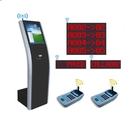 China 17 Inch Infrared Touch Screen Bank Digital Hospital Queue Management/Clinic Ticket Dispenser Machine Queue Electronic Caller Management System for sale