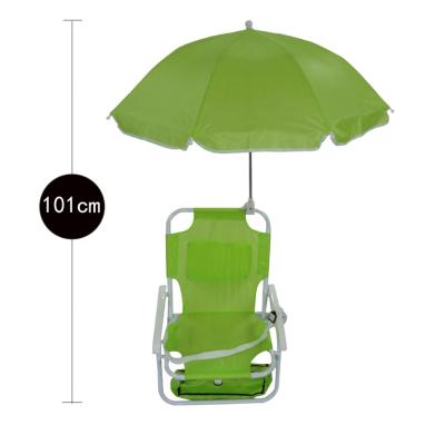 China Modern Outdoor Beach Folding Children's Chair With Multifunctional Portable Sunshade Recliner for sale