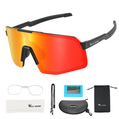 China Best Gift Road BikeBicycle Glasses Sunglasses Durable Mountain Eyewear MTB Glass Cycling Sunglasses for sale