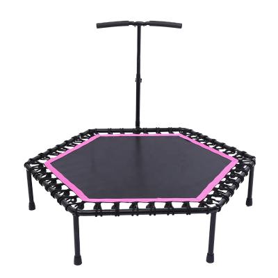 China High Quality Durable Black Trampoline Training Body Factory Direct Sales Mini Indoor Jumping Trampoline Bed Indoor Trampoline Bungee Fitn Body for sale