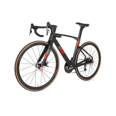 China 2021 Carbon Fiber Bestselling Carbon Cyclocross Road Bike With Disc Brake 142 Through 22S Axle Road Bicycle Customized for sale