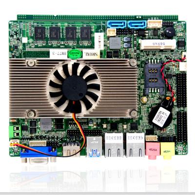 China 3.5 Inch Intel Celeron 1037 Industrial Dual Core 1.8G LVDS VGA Mini-ITX Mainboard Embedded Motherboard for sale