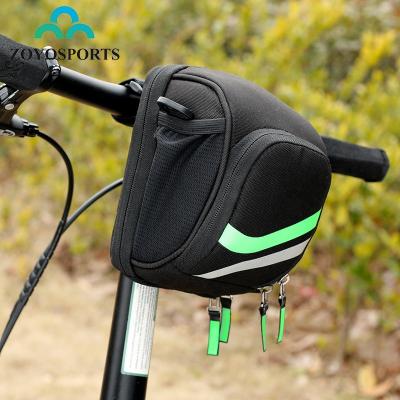 China OEM Morden Outdoor Bicycle Frame Bag Bike Handlebar Recycling Bag With Rain Cover Tube Bag Bike Recycling Accessories for sale