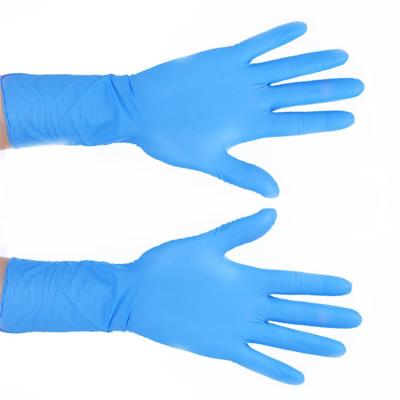 China Wholesale Blue NITRILES 100 Box Water Proof Touch Screen Nitrile Medical Gloves Industrial Mechanic Gloves for sale