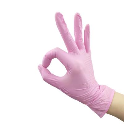 China NITRILES Water Anti Skid Proof Gloves Nitrile Cryogenic Gloves Powder Free Black Nitrilo Gloves for sale