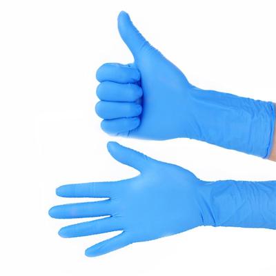 China Disposable 100% Nitrile Blue, Black, Pink, Purple Different Color Nitrile Gloves Powder Free For Medical Use for sale