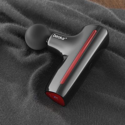 China Beoka Mini Body Massage Gun 2022 Handheld Electric Body Massager Professional Powerful Powerful Massage Gun With Type C Charger for sale