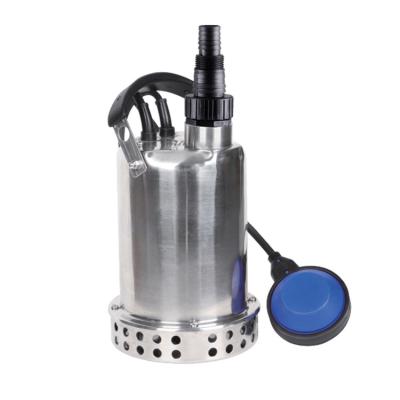 China Automotive industry stainless steel drain garden pond pump electric clean dirty water submersible pump with float switch for sale