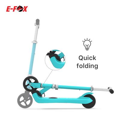 China 2022 Warehouse Kids Boys Aluminum 1.5h-2h Europe Best 6 Years To Buy Foldable Self Balance Lithium Battery Electric Scooter Kids for sale