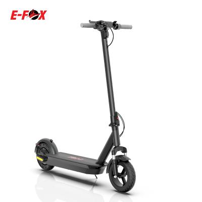 China E-FOX unisex foldable off road electric scooter 10 inch patineta electrica scooter 500W patinete electrico for adult for sale