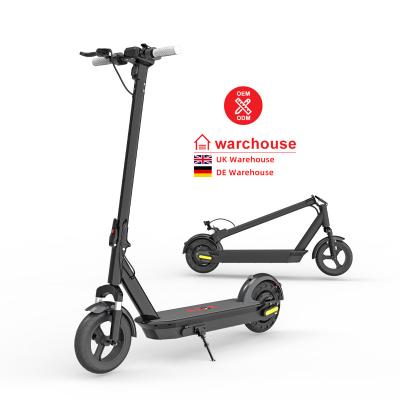 China Warehouse 2022 Unisex UK APP Aluminum Alloy Electric Scooter With Suspensions 10 Inch Electric Adult Scooters Scoters for sale