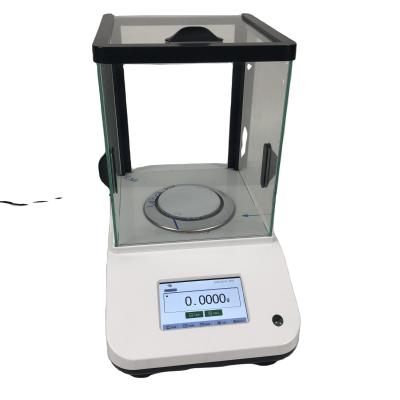 China Lab Balance Peak Instruments Touch Screen Internal Calibration 0.01mg 50g with USB Port for sale